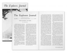 ”Terra Incognita: The Mind”, L. Ron Hubbards första publicerade beskrivning av det mänskliga sinnet; Vinter/Vår-utgåvan 1950 av The Explorers Journal.