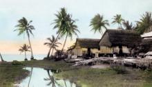Fishermen’s hut in San Antonio, Guam; gefotografeerd door L. Ron Hubbard en in 1930 gekocht door de National Geographic..